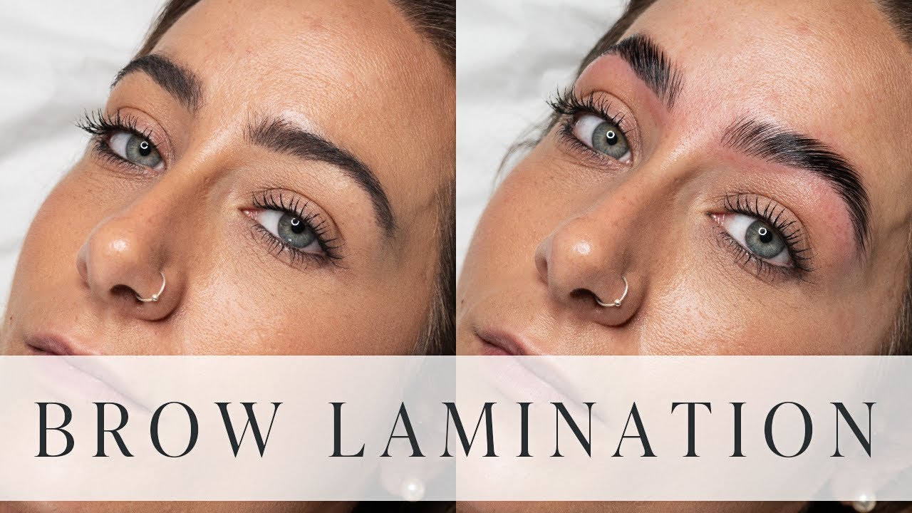 Eyebrow Lamination Treatment