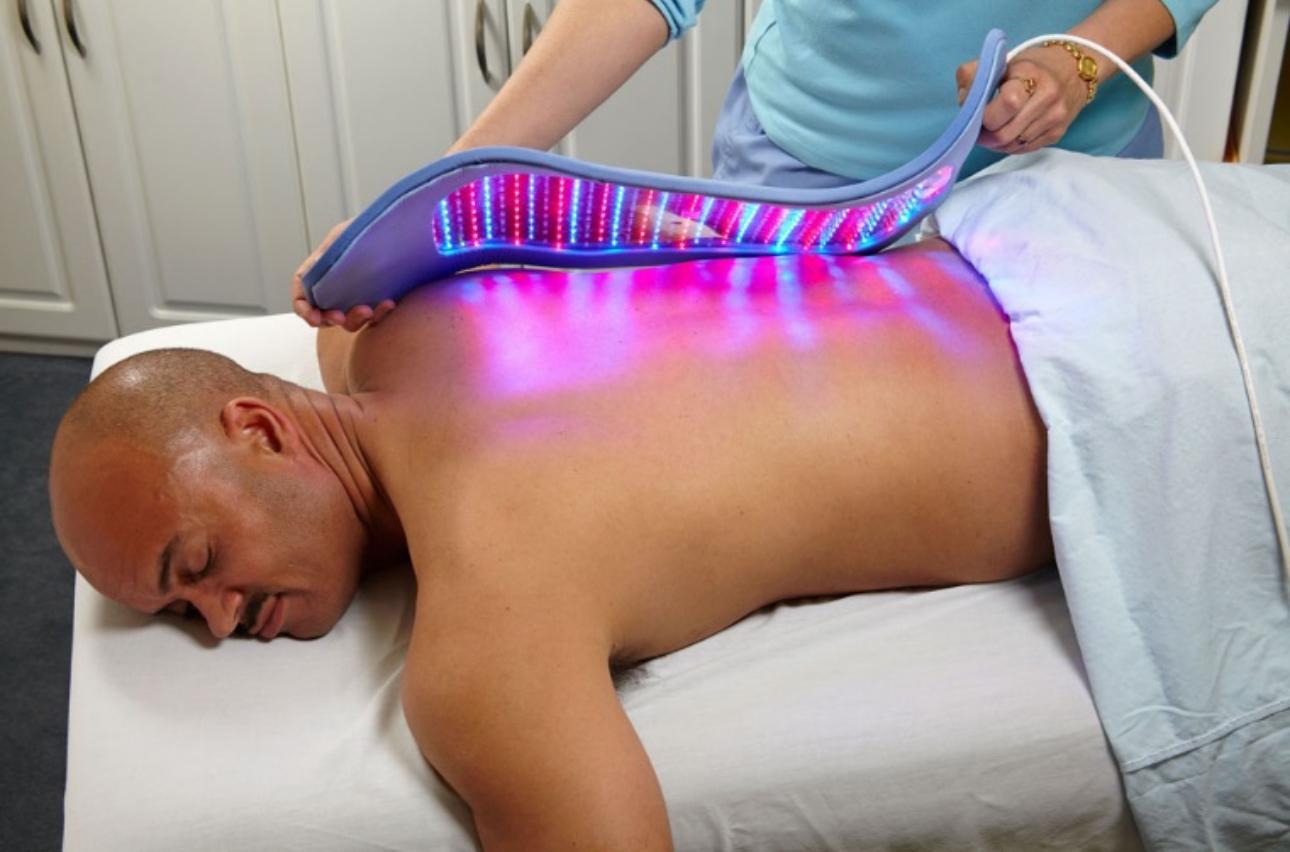 LED mask treatment
